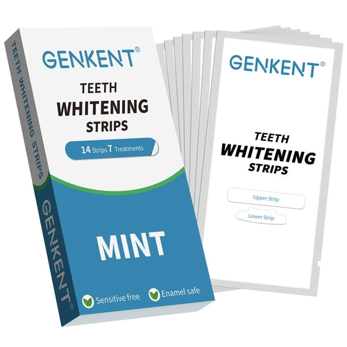 Teeth Whitening Strips - Mint or Coconut Flavor