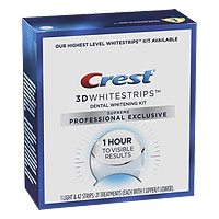 3D Whitestrips Professional Supreme with Light Teeth Whitening Kit