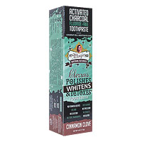 Activated Charcoal Whitening Toothpaste - Cinnamon Clove