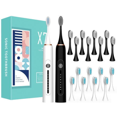 Electric Sonic Toothbrush with 6 Modes and 8 Brush Heads