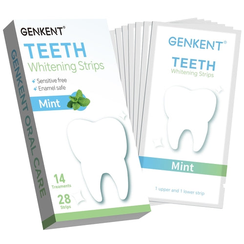 Teeth Whitening Strips - Mint or Coconut Flavor