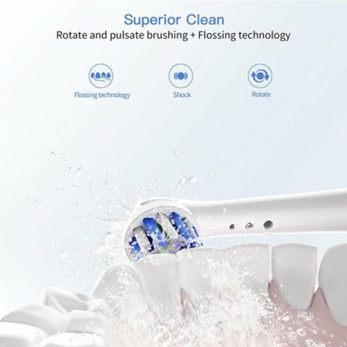 Replacement Toothbrush Heads Cross Cleaning Style Compatible with Oral-B Electric Toothbrush