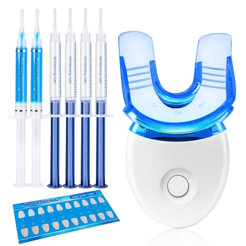 LED Tooth Whitening Kit with Desensitizing Gel and LED Light Mouthpiece