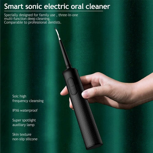 Ultrasonic 3-in-1 Toothbrush, Dental Scaler, and Tongue Cleaner