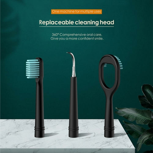 Ultrasonic 3-in-1 Toothbrush, Dental Scaler, and Tongue Cleaner