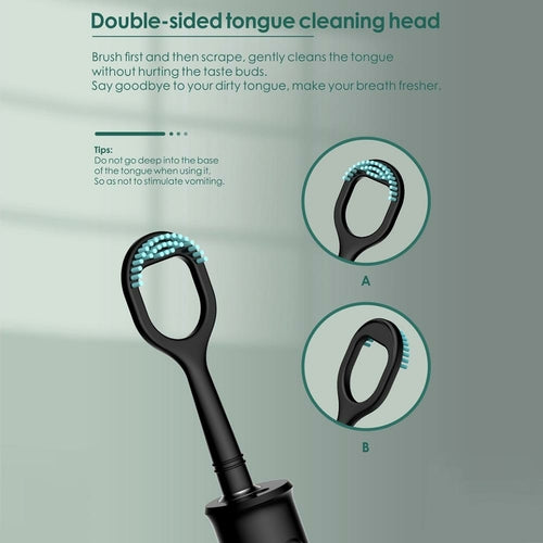 Ultrasonic 3-in-1 Toothbrush, Dental Scaler, and Tongue Cleaner
