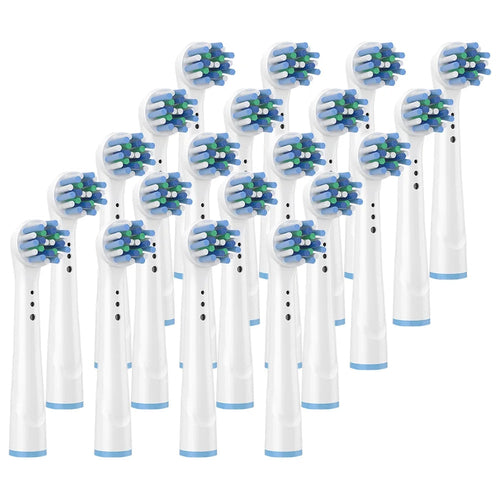 Replacement Toothbrush Heads Cross Cleaning Style Compatible with Oral-B Electric Toothbrush