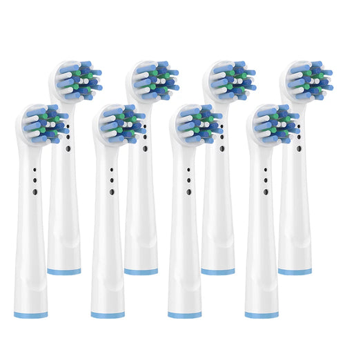 Replacement Toothbrush Heads Cross Cleaning Style Compatible with Oral-B Electric Toothbrush