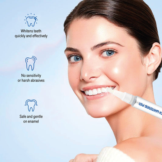 Enamel Safe On-the-Go Teeth Whitening Pen for a Brighter Smile 9pk