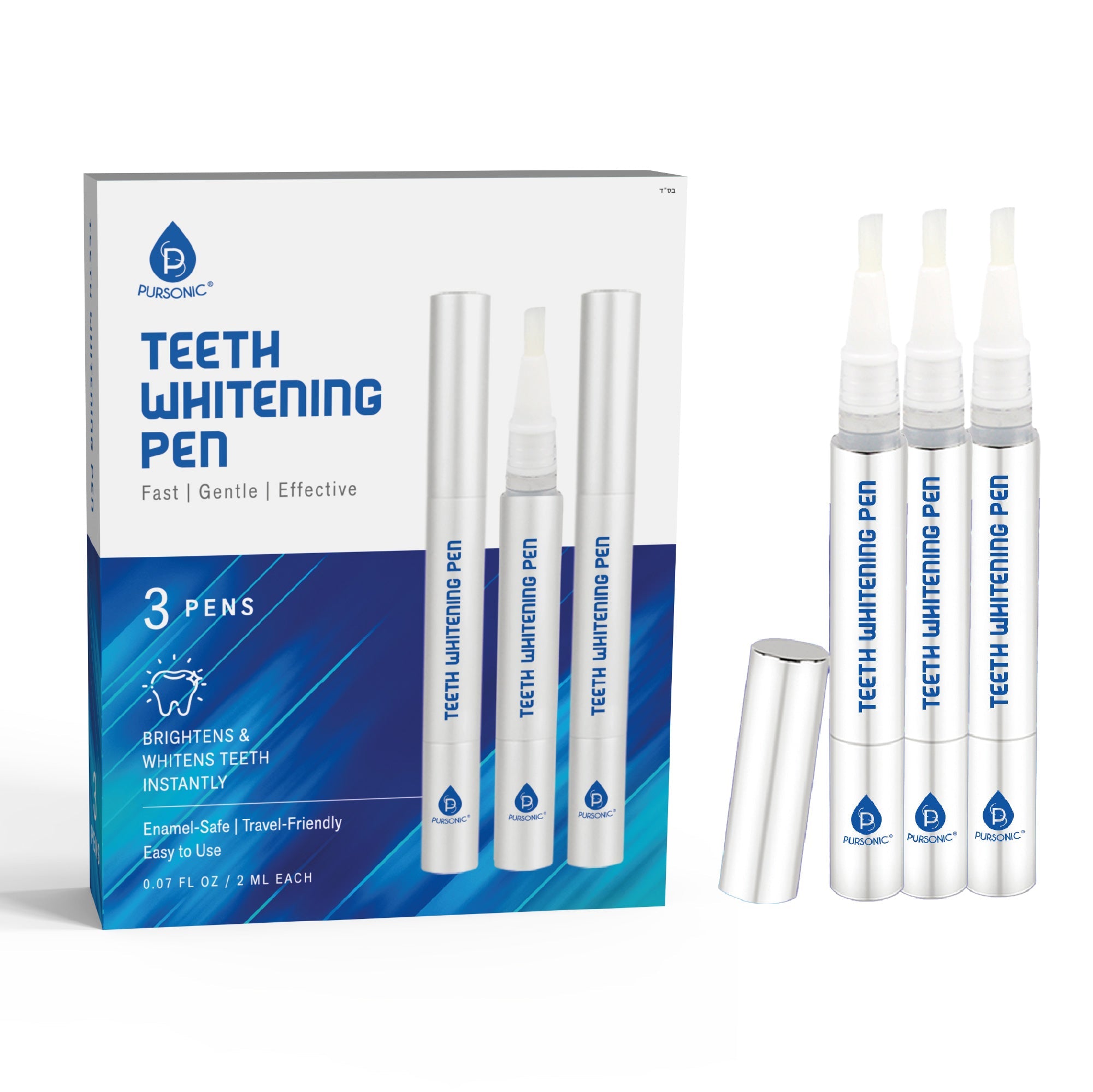 Enamel Safe Teeth Whitening Pen to Brighten & Whiten Teeth 3pk – Smilox