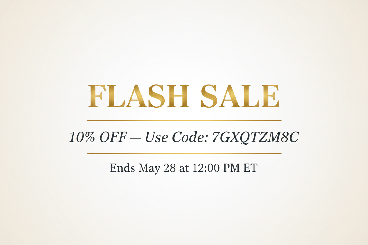 Flash Sale Hero Banner Light