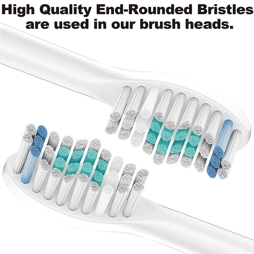 Replacement Toothbrush Heads Compatible with Sonicare E-Series Toothbrush - 6pk