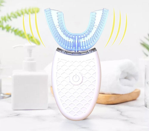 Full Mouth 360 Degree Automatic U-Shaped Sonic Electric Toothbrush