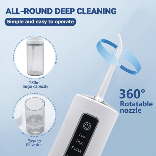 Rechargeable Cordless Water Flosser & Teeth Cleaner