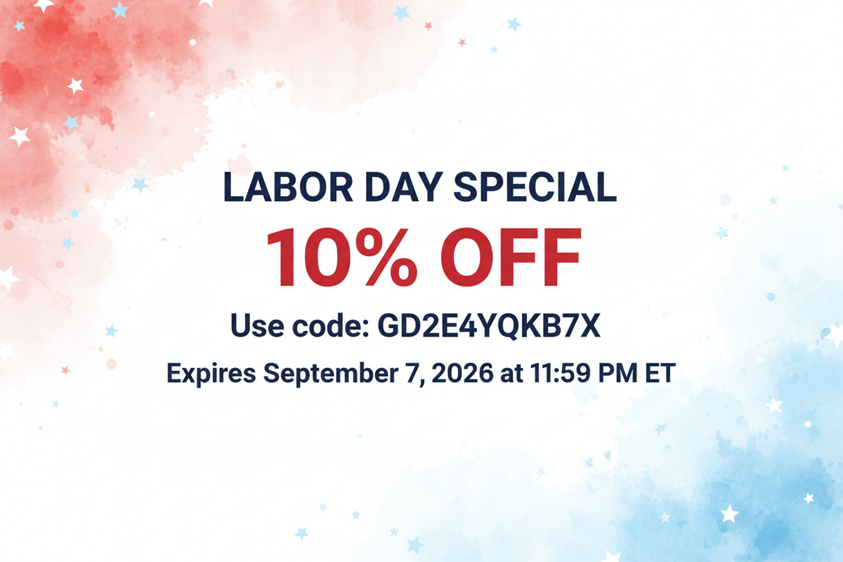 Labor Day Special Banner