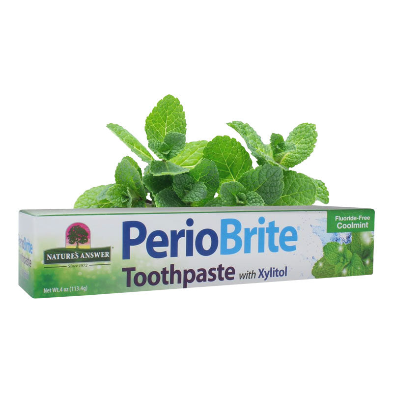 PerioBrite Fluoride Free Toothpaste - Coolmint 4oz