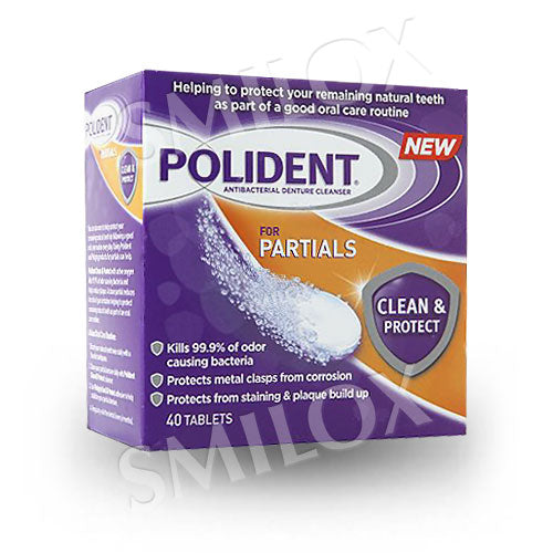 Polident Partials Antibacterial Denture Cleanser