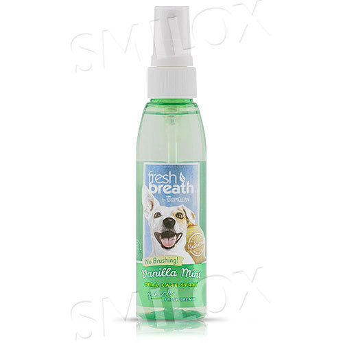TropiClean Fresh Breath Oral Care Spray - Vanilla Mint