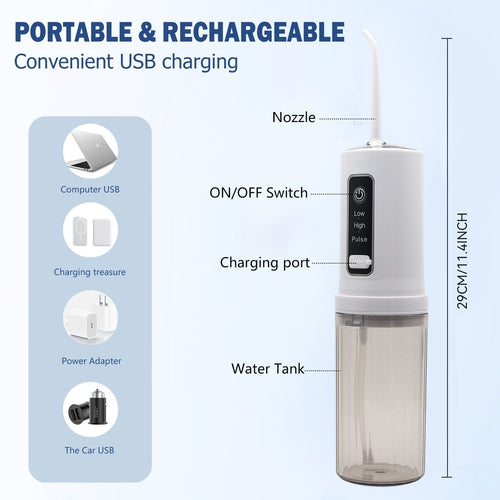 Rechargeable Cordless Water Flosser & Teeth Cleaner