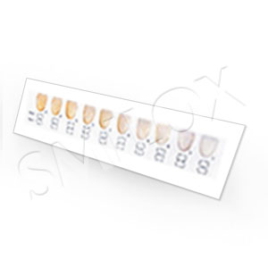 Smilox Teeth Whitening Shade Guide
