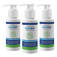 Cleanadent Liquid Crystals Oral Appliance Cleanser Travel Size 3pk