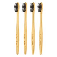 Natural Bamboo Toothbrush 4pk