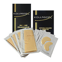 Gold & Collagen Face & Eye Mask Set